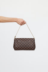 Louis Vuitton 2016 Damier Ebene Favourite MM Bag
