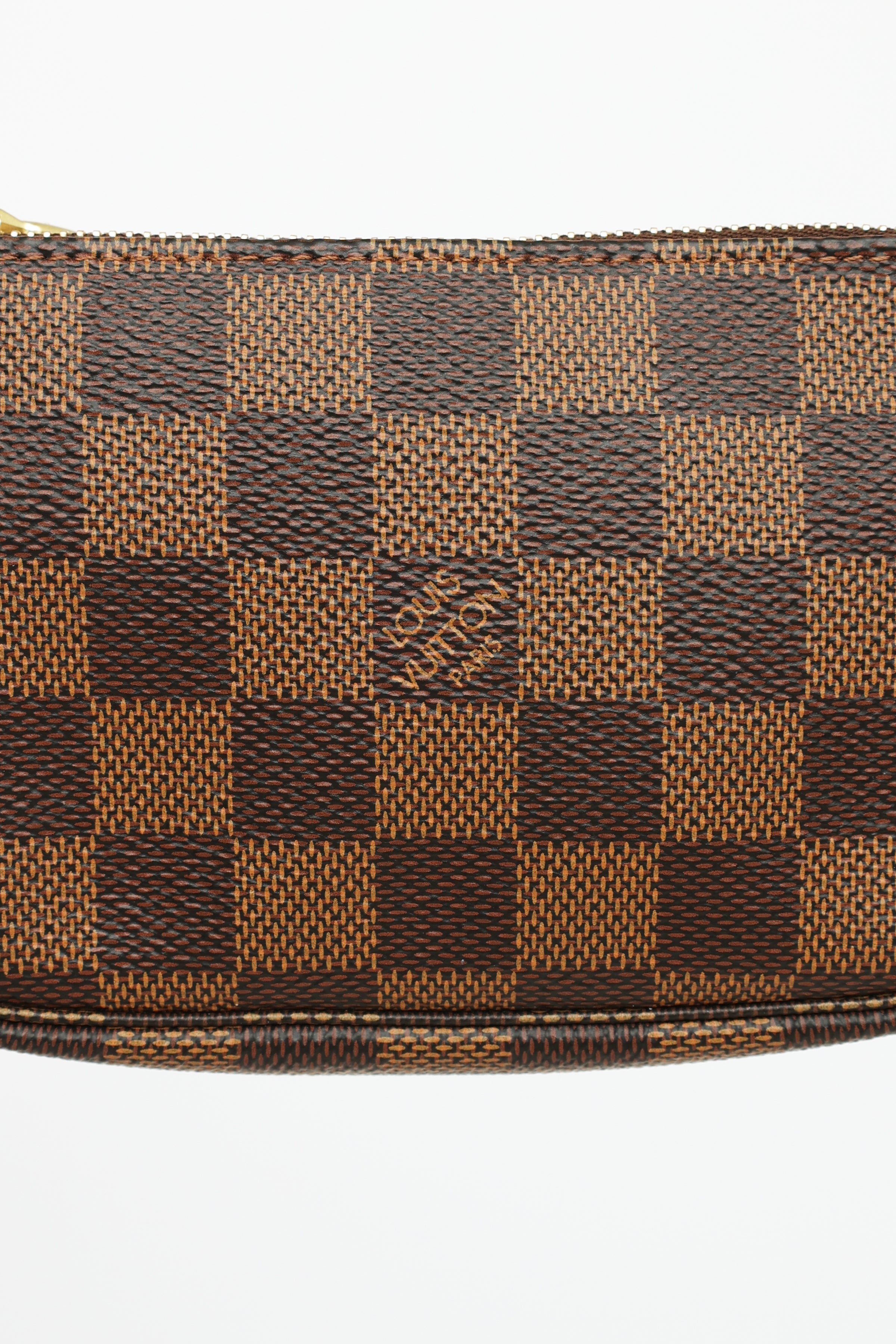 Louis Vuitton Pochette Accessoires Damier Ebene Mini Brown - US