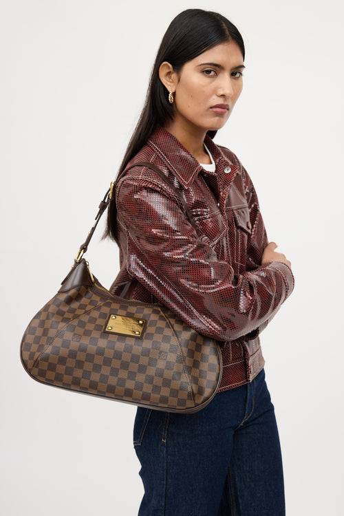 Louis Vuitton 2008 Damier Ebene Thames Bag