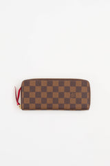 Louis Vuitton Damier Ebene Clémence Wallet