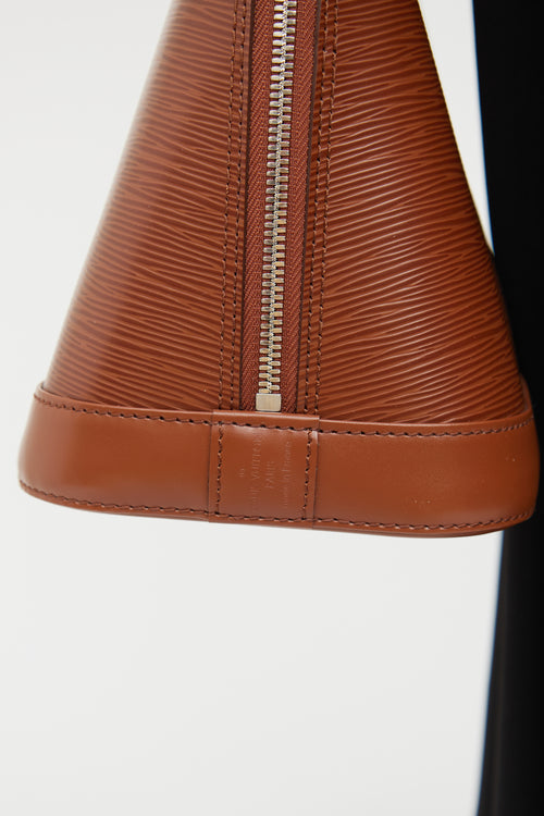 Louis Vuitton Brown Epi Alma Bag