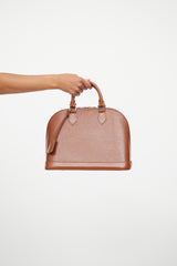 Louis Vuitton Brown Epi Alma Bag