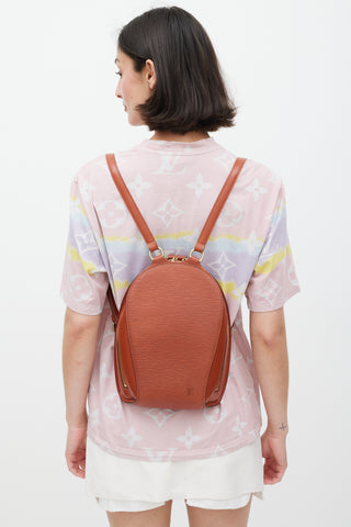 Louis Vuitton Brown Epi Leather Mabillon Backpack