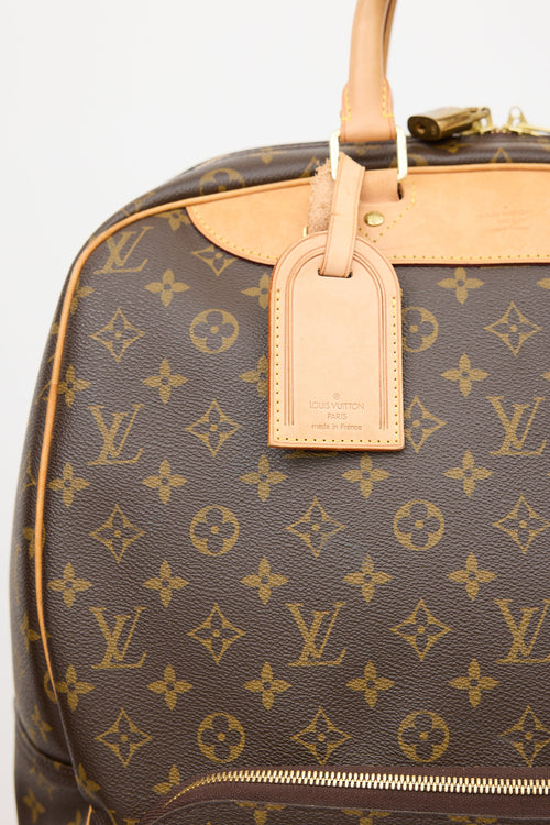 Louis Vuitton Brown Evasion Boston Monogram Bag