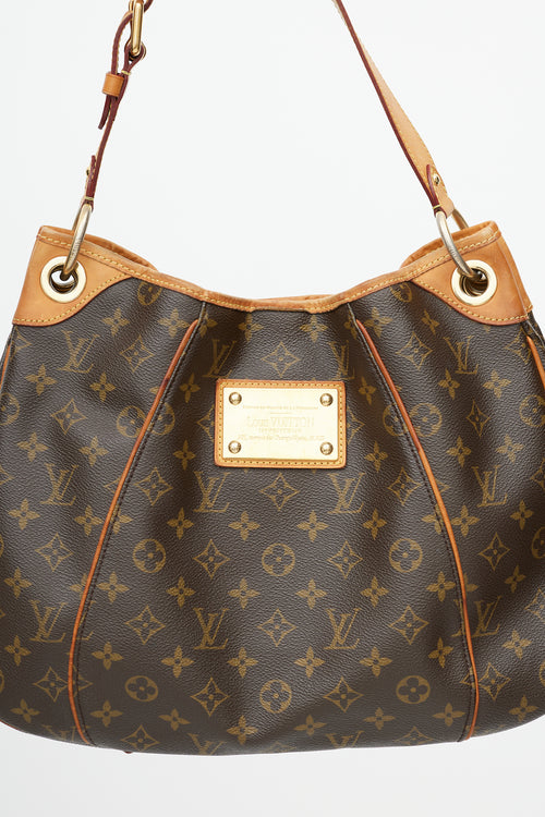 Louis Vuitton Brown Galleria PM Monogram Bag