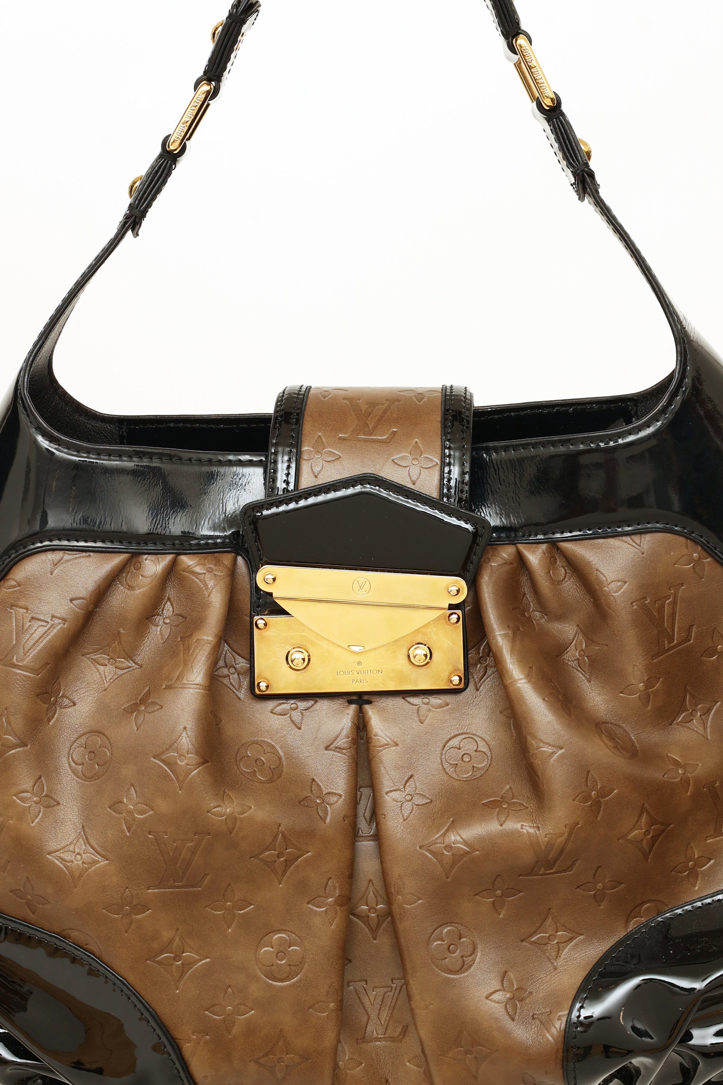 Louis Vuitton Monogram Leopard Polly - Brown Hobos, Handbags
