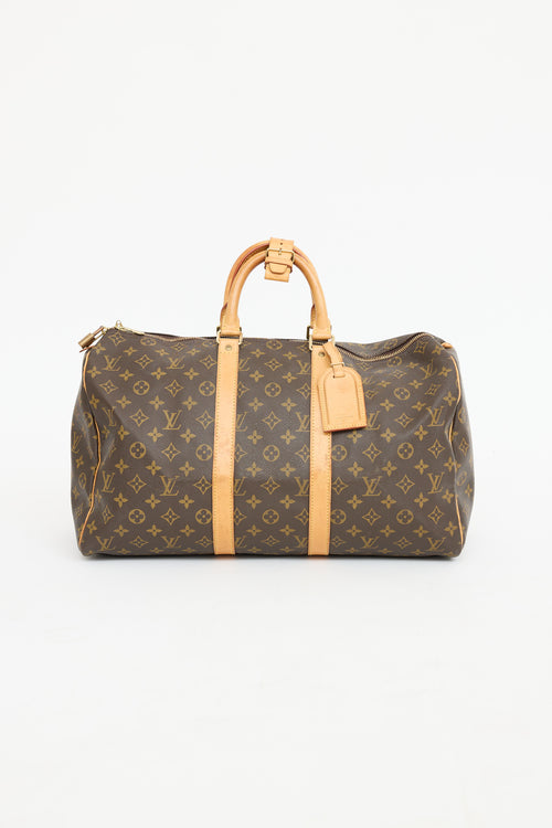 Louis Vuitton 1997 Monogram Keepall Bandoulière 45 Bag