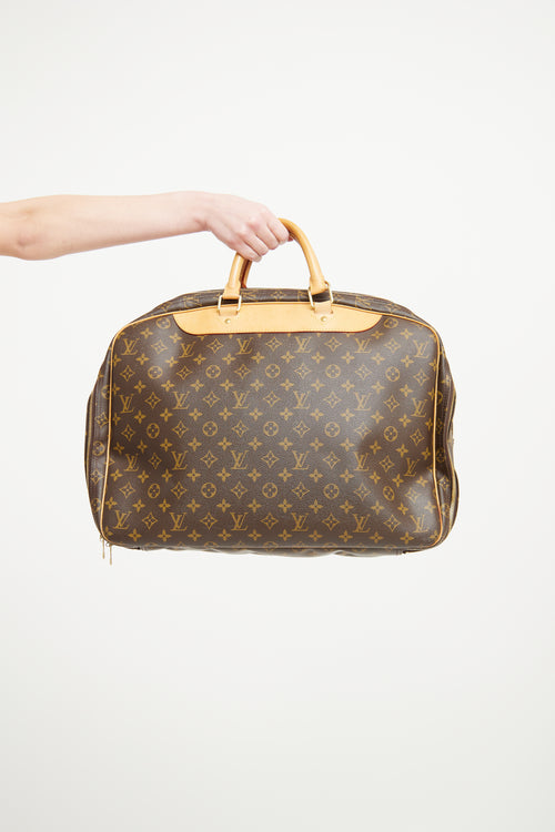 Louis Vuitton Brown Monogram Alize 24 Heures Bag