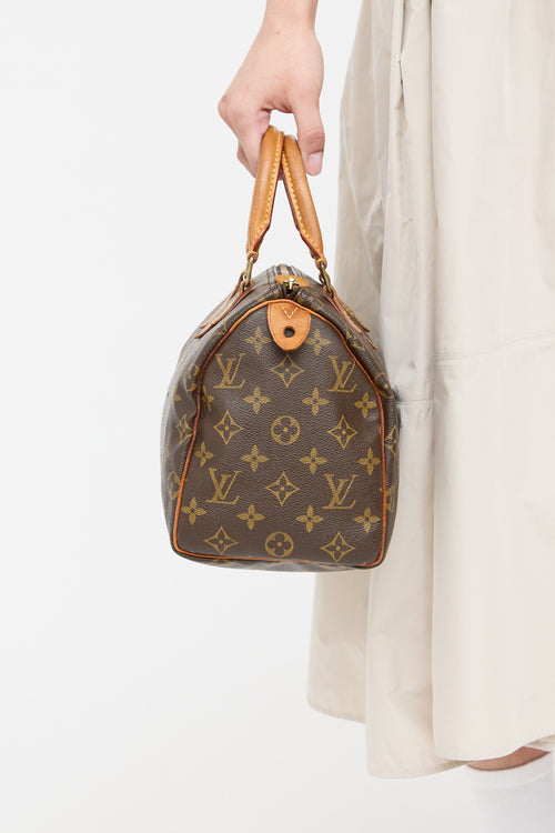 Louis Vuitton 2001 Speedy 25 Monogram Bag