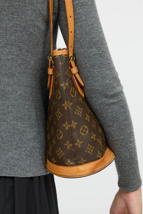 Louis Vuitton Monogram Petit Bucket Bag