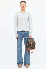 Louis Vuitton 2002 Monogram Montsouris MM Backpack