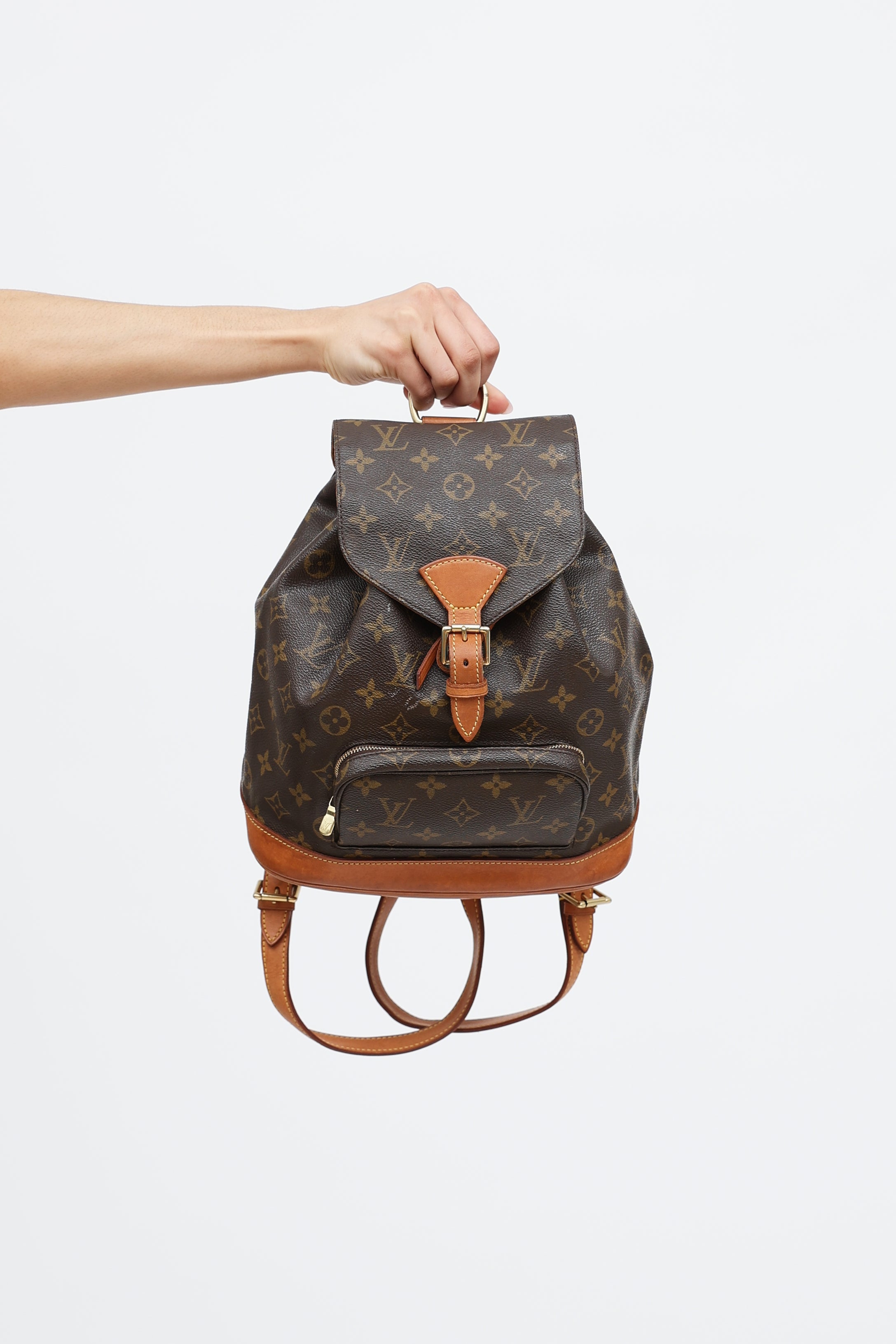 louis vuitton backpack montsouris mm Louis Vuitton // 2002 Monogram Montsouris MM Backpack – VSP Consignment