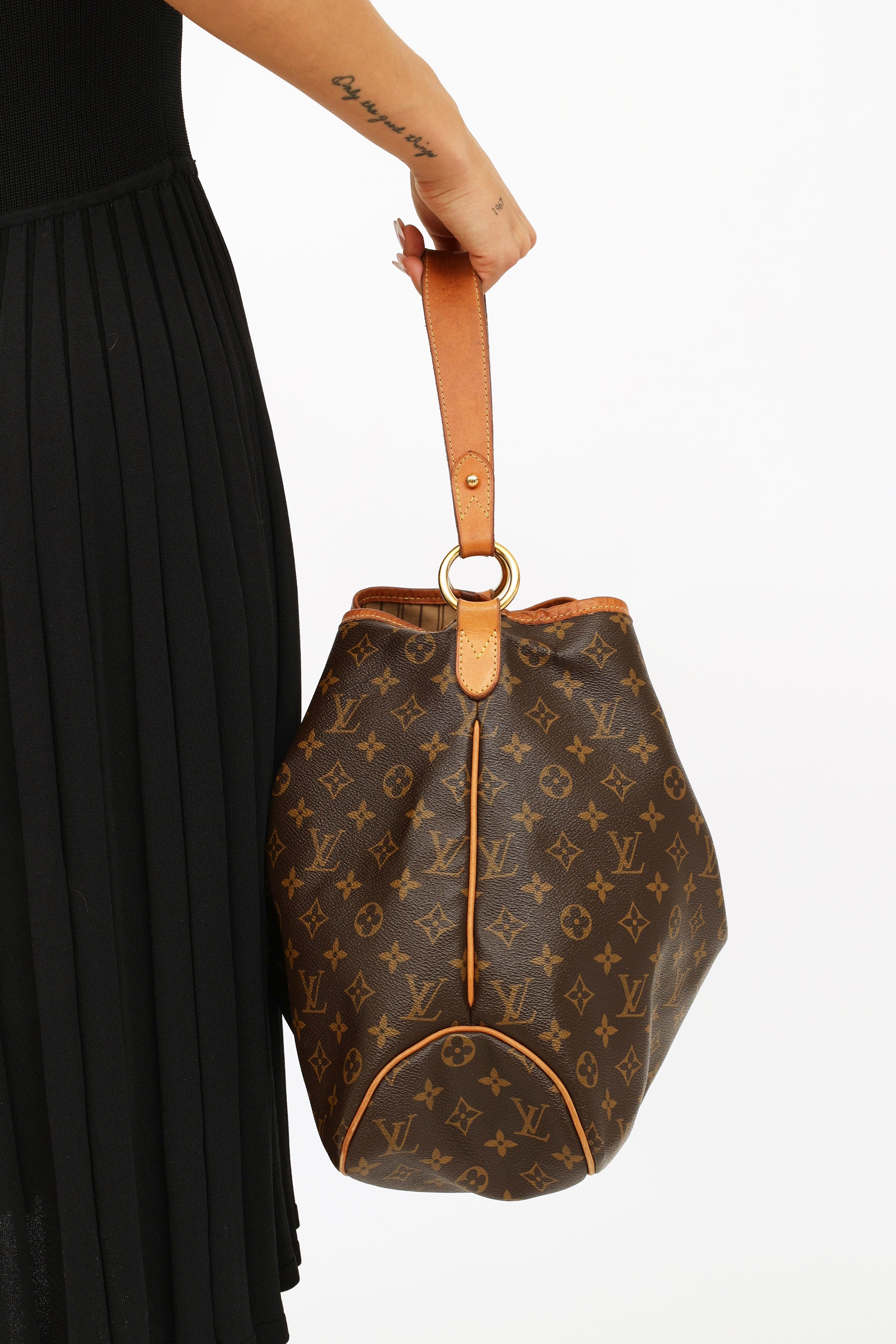 Louis Vuitton Artsy Mm Brown Monogram Canvas Hobo Bag - MyDesignerly