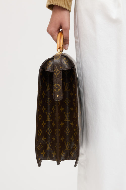 Louis Vuitton 1998 Monogram Pilot Serviette Briefcase