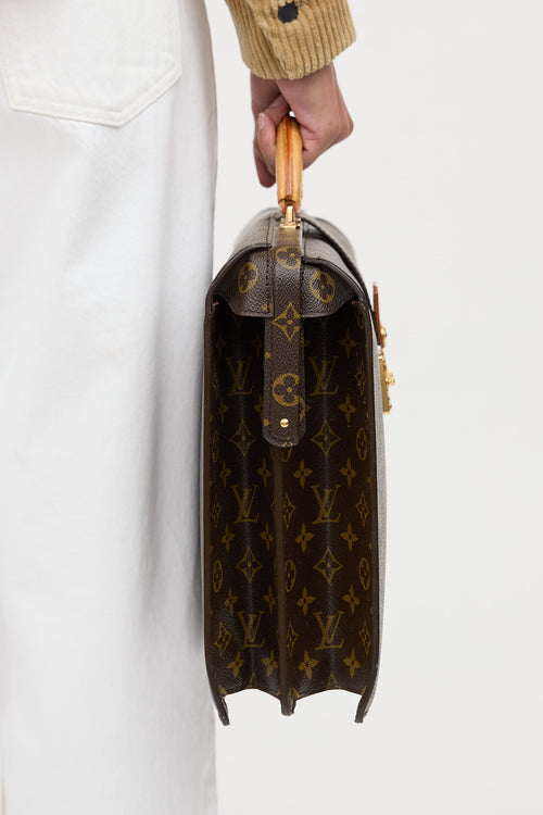 Louis Vuitton 1998 Monogram Pilot Serviette Briefcase