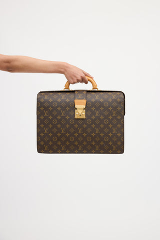 Louis Vuitton 1998 Monogram Pilot Serviette Briefcase