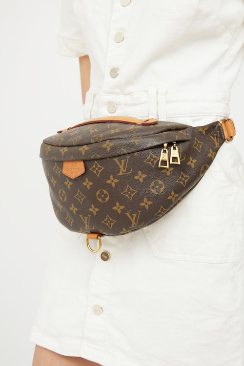Louis Vuitton 2019 Brown Monogram MM Waist Bag