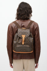 Louis Vuitton Brown Monogram Canvas Montsouris Backpack