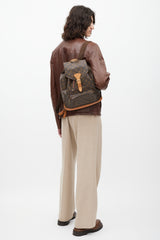 Louis Vuitton Brown Monogram Canvas Montsouris Backpack