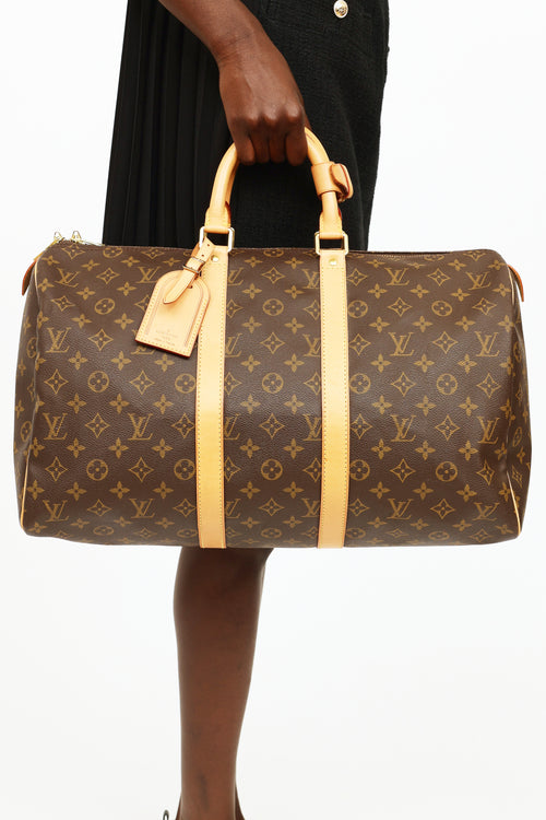 Louis Vuitton Monogram Keepall 45 Bag