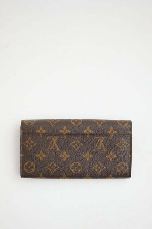 Louis Vuitton Brown Monogram Sarah Wallet