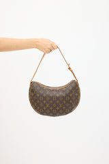 Louis Vuitton Brown Monogram Croissant MM Shoulder Bag