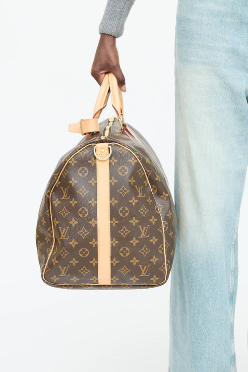 Louis Vuitton 2018 Monogram Bandoulière Keepall 55
 Bag