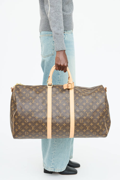 Louis Vuitton 2018 Monogram Bandoulière Keepall 55
 Bag