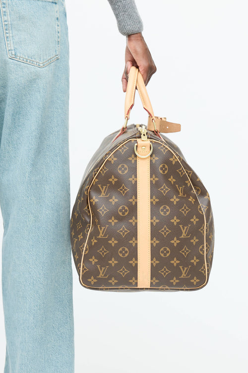 Louis Vuitton 2018 Monogram Bandoulière Keepall 55
 Bag