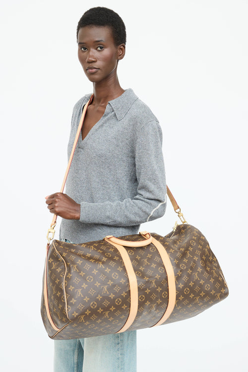 Louis Vuitton 2018 Monogram Bandoulière Keepall 55
 Bag