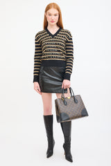 Louis Vuitton Brown Monogram Flandrin Tote Bag