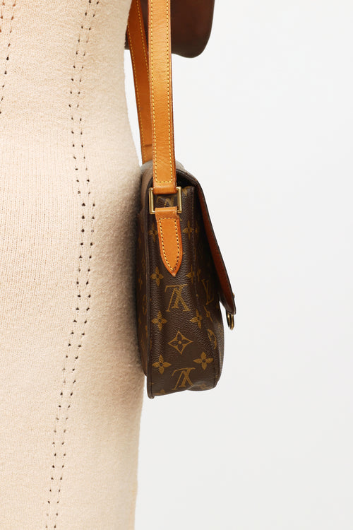 Louis Vuitton Brown Monogram Saint Cloud GM Crossbody Bag