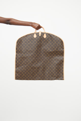 Louis Vuitton Brown Monogram Coated Garment Bag