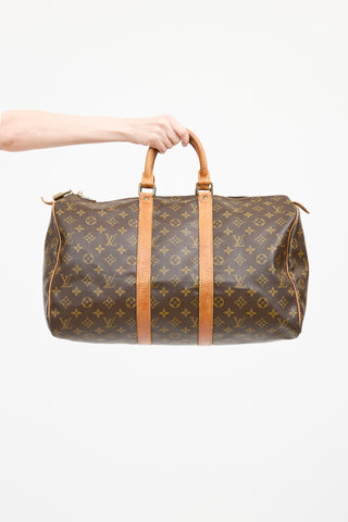 Louis Vuitton 1981 Monogram Keepall Duffle Bag