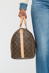 Louis Vuitton Monogram Keepall Bandoulière 45 Bag