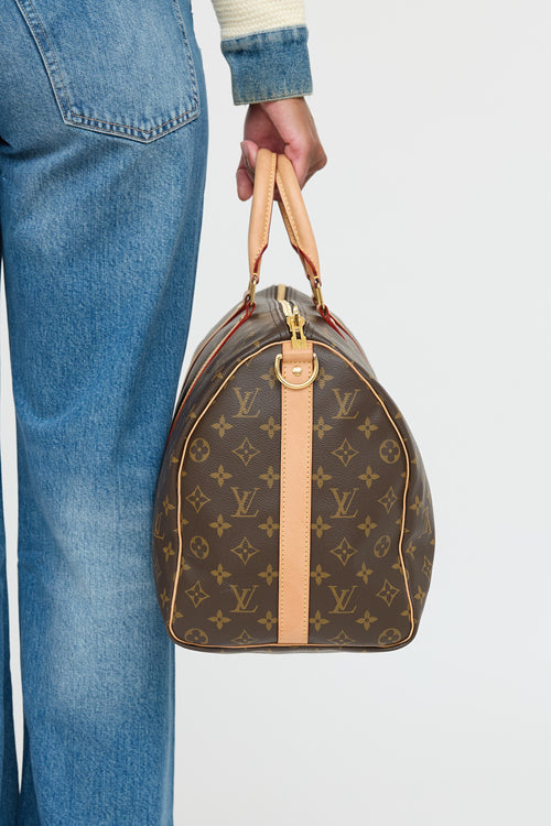 Louis Vuitton Monogram Keepall Bandoulière 45 Bag