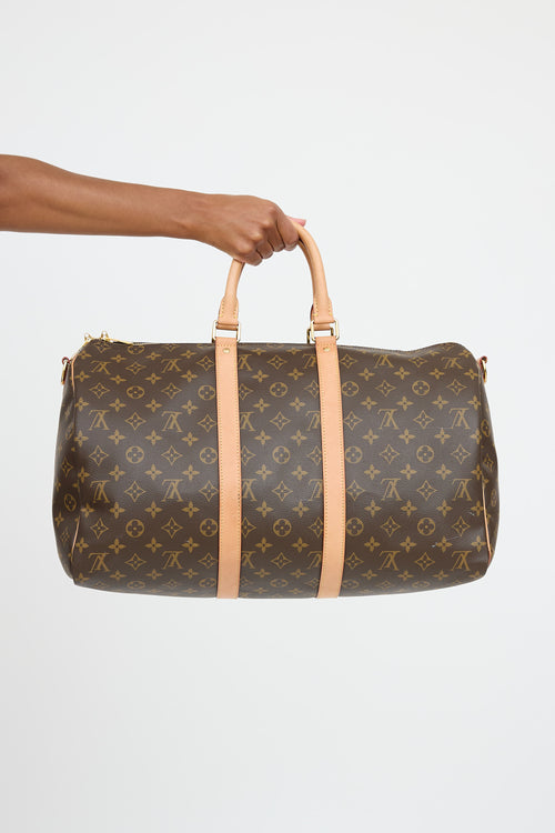 Louis Vuitton Monogram Keepall Bandoulière 45 Bag