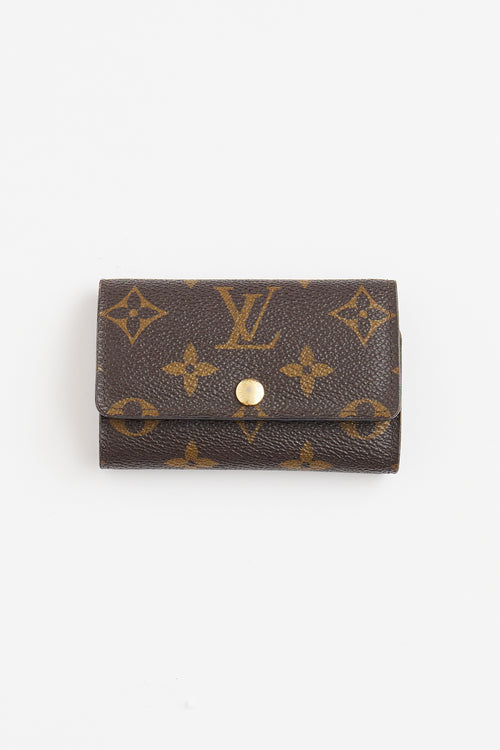 Louis Vuitton Brown Monogram 6 Key Holder