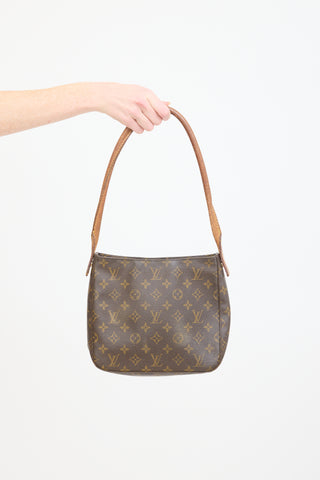 Louis Vuitton Brown Monogram Looping MM Tote Bag