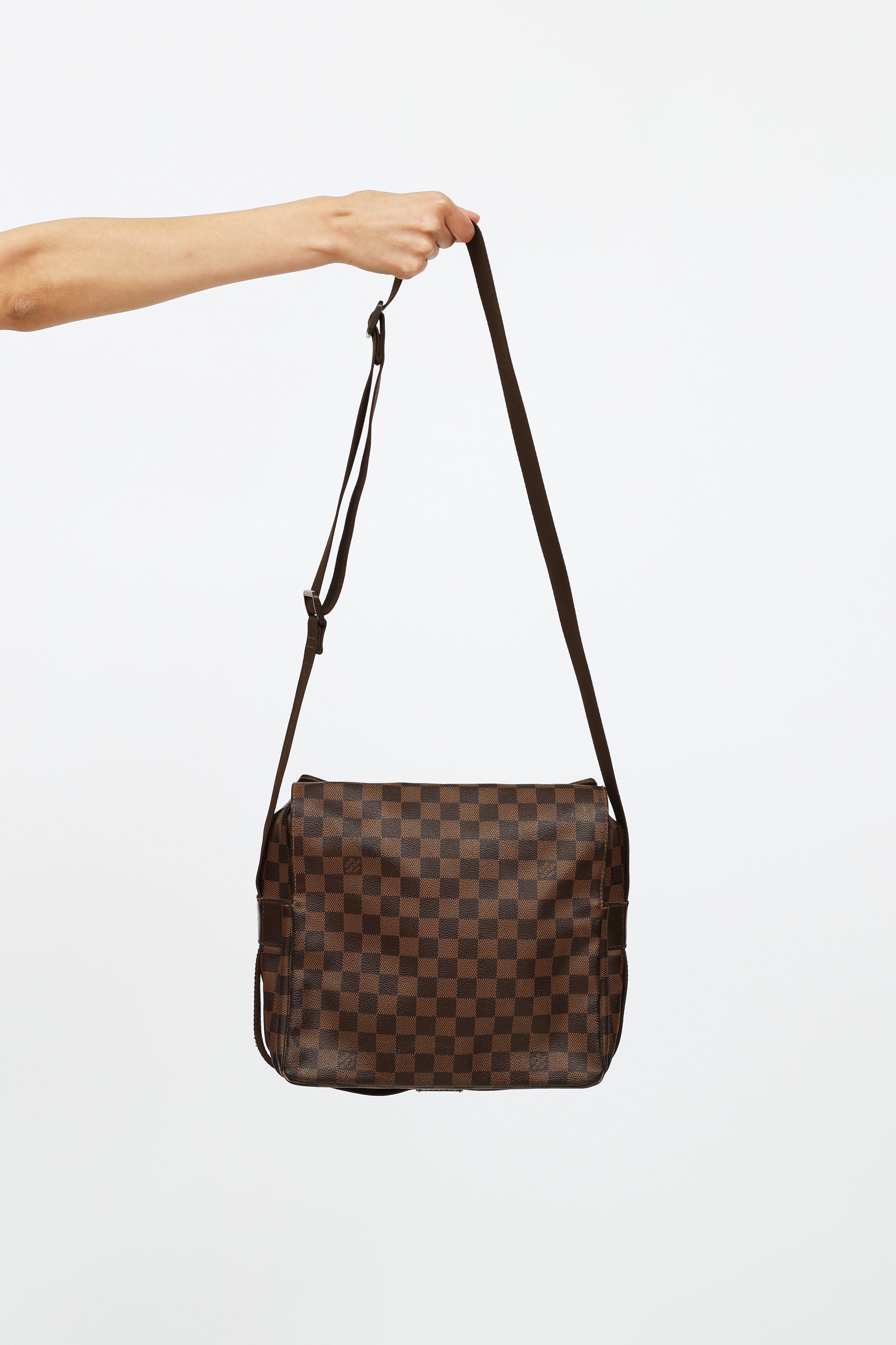 Louis Vuitton // Brown Damier Ebene Naviglio Bag – VSP Consignment