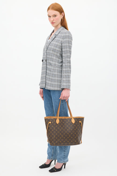 Louis Vuitton Brown Monogram Neverfull MM Bag