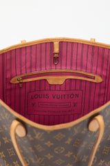 Louis Vuitton Brown Monogram Neverfull MM Bag