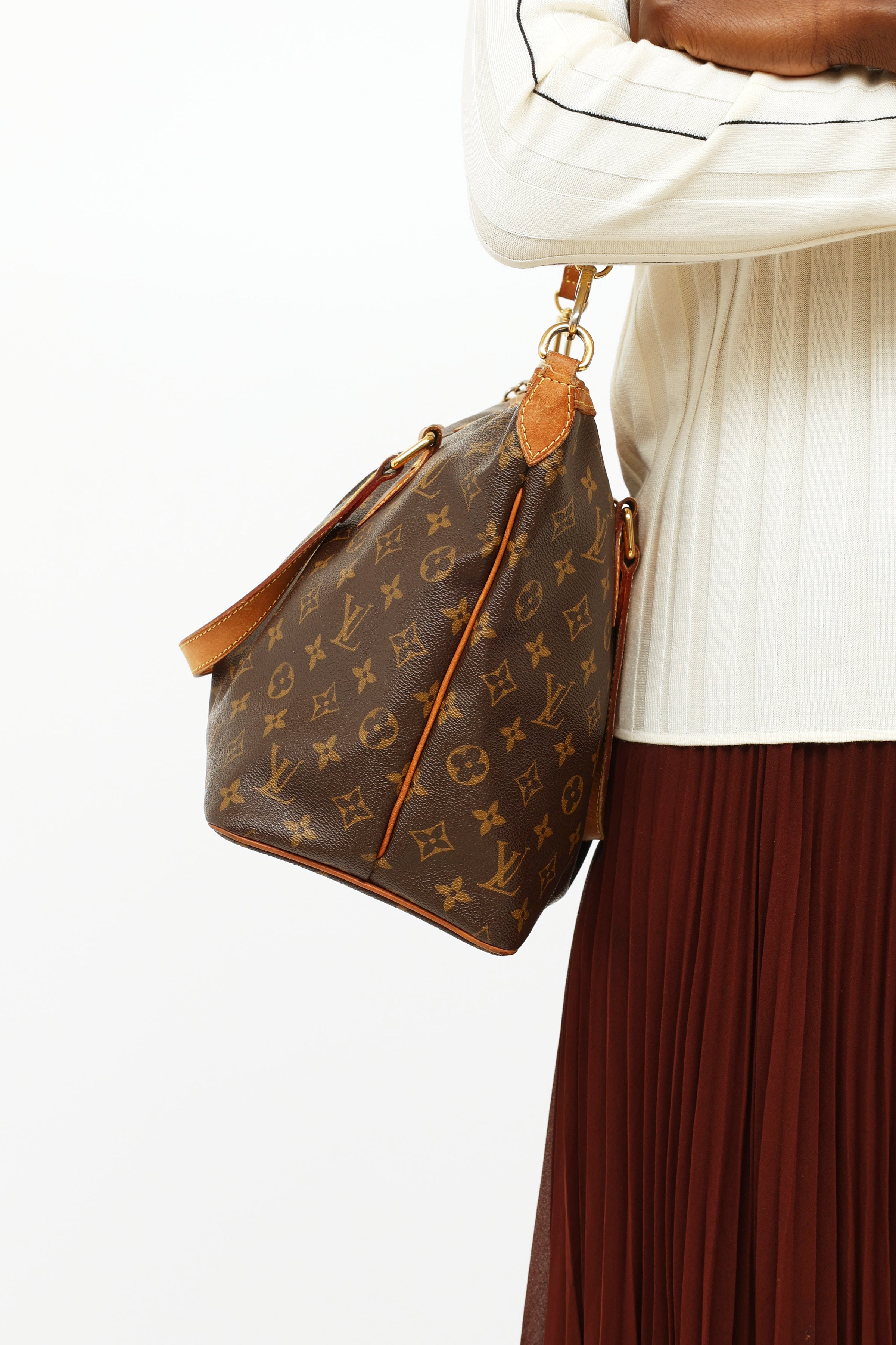 Louis Vuitton Palermo bag Brown Leather ref.557223 - Joli Closet