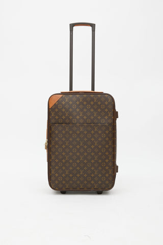 Louis Vuitton Brown Monogram Pégase 55 Suitcase