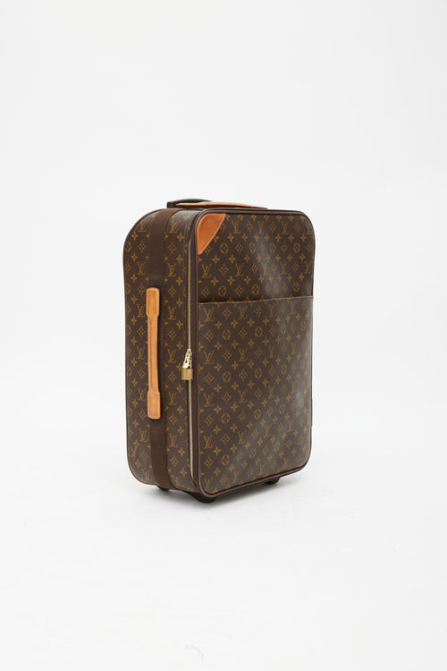 Louis Vuitton Brown Monogram Pégase 55 Suitcase