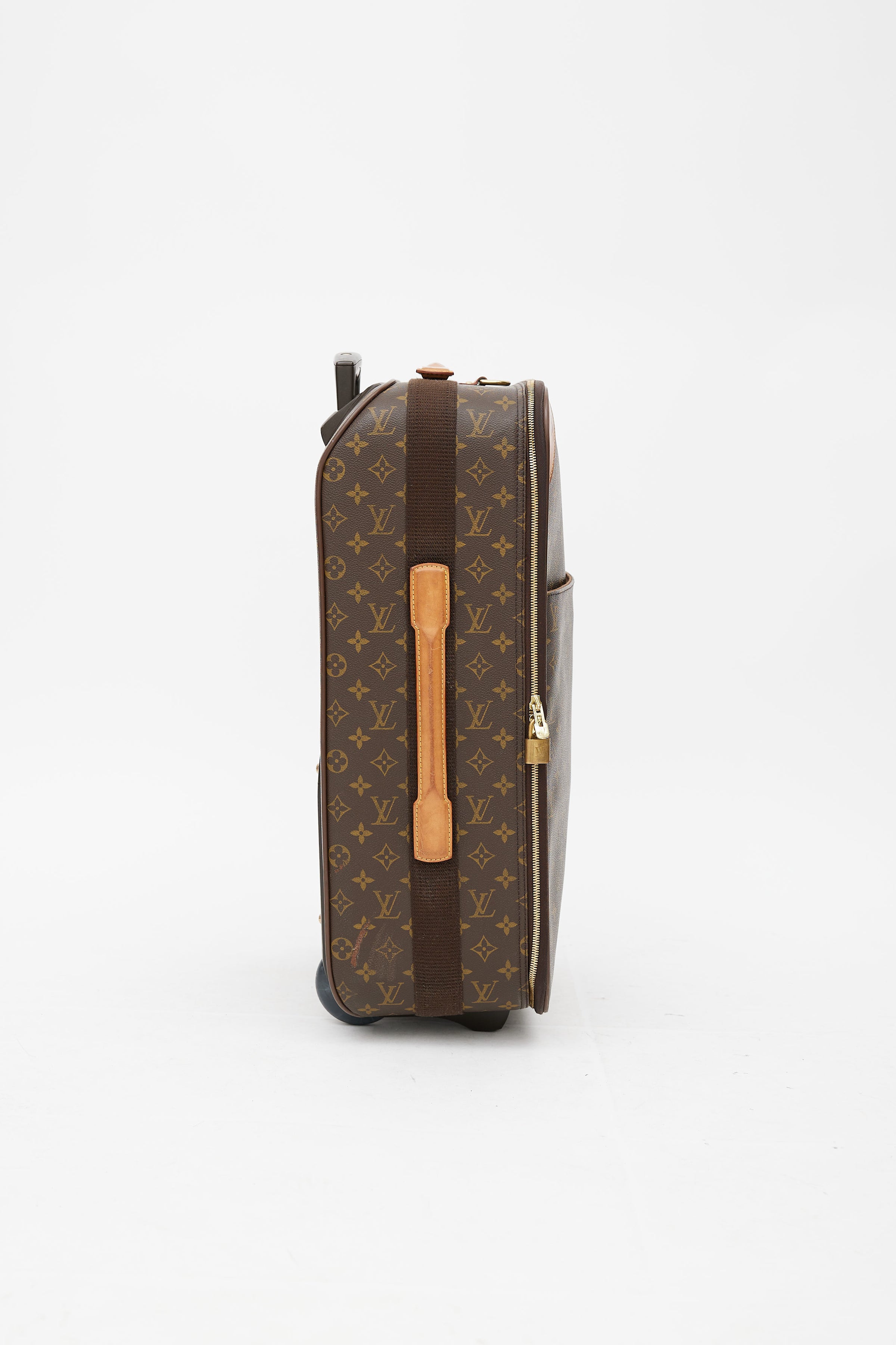 Pegase leather travel bag Louis Vuitton Brown in Leather - 34222801