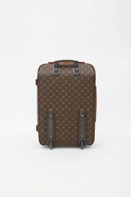 Louis Vuitton Brown Monogram Pégase 55 Suitcase