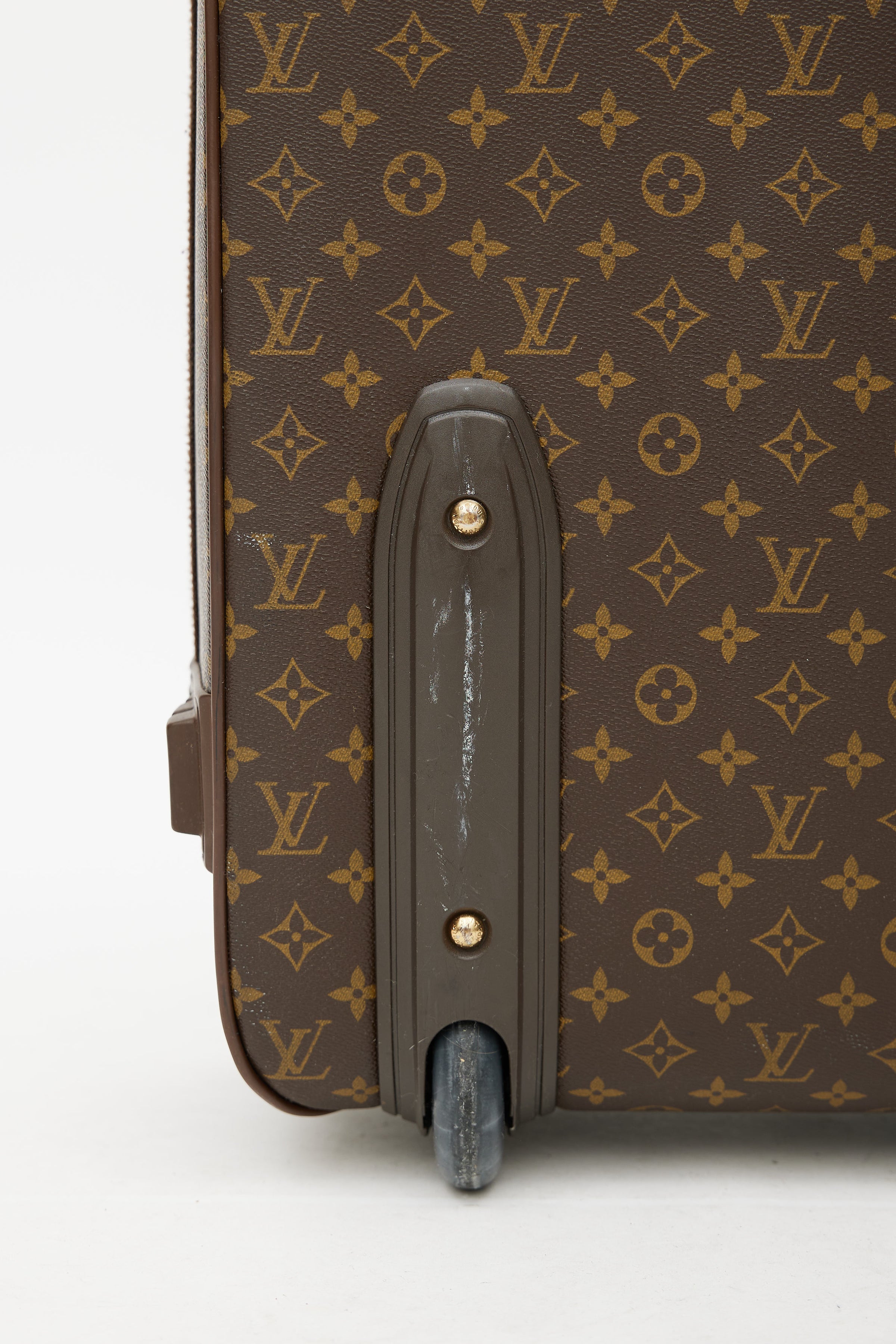 Louis Vuitton Pegase Trolley Suitcase 55 Brown Cloth ref.492211 - Joli  Closet