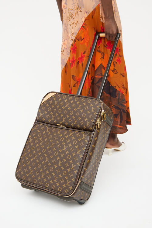 Louis Vuitton Brown Monogram Pegase Legere Business Luggage