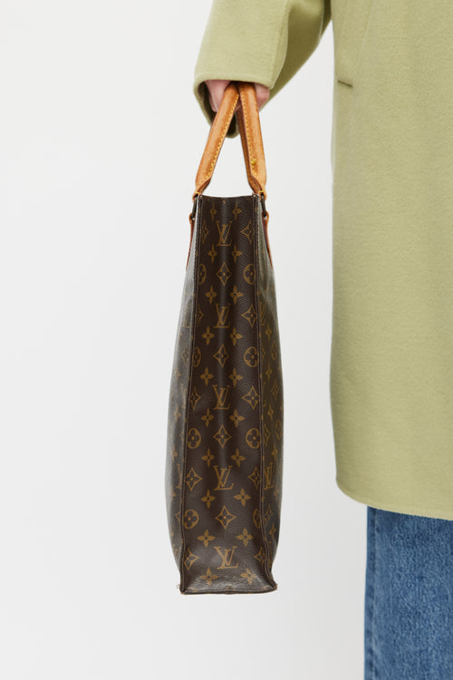 Louis Vuitton Brown Monogram Canvas Sac Plat GM Tote Bag